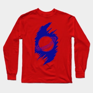 The blue Planet - Saturn Long Sleeve T-Shirt